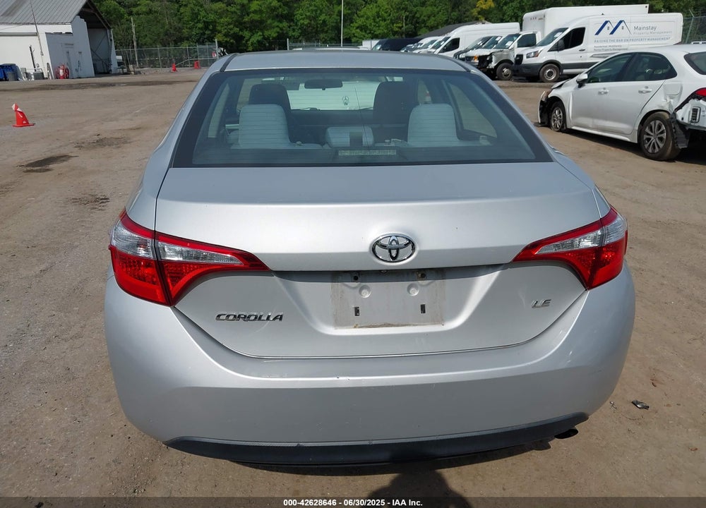 2015 TOYOTA COROLLA VIN: 2T1BURHE6FC406865