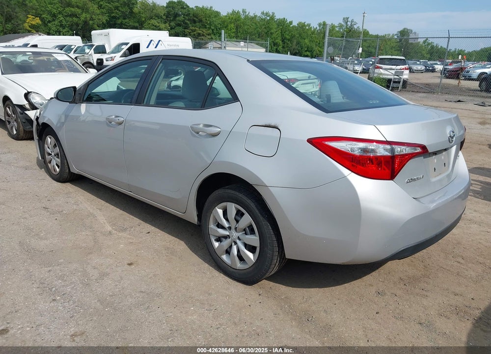 2015 TOYOTA COROLLA VIN: 2T1BURHE6FC406865
