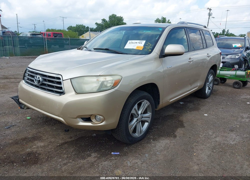 2008 TOYOTA HIGHLANDER VIN: JTEES43A082088281