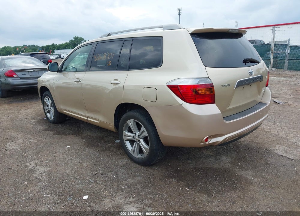 2008 TOYOTA HIGHLANDER VIN: JTEES43A082088281