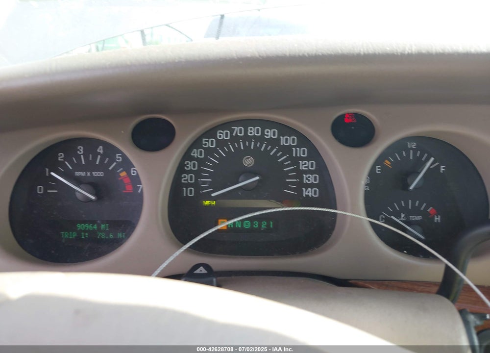2002 BUICK LESABRE CUSTOM VIN: 1G4HP54K424167427
