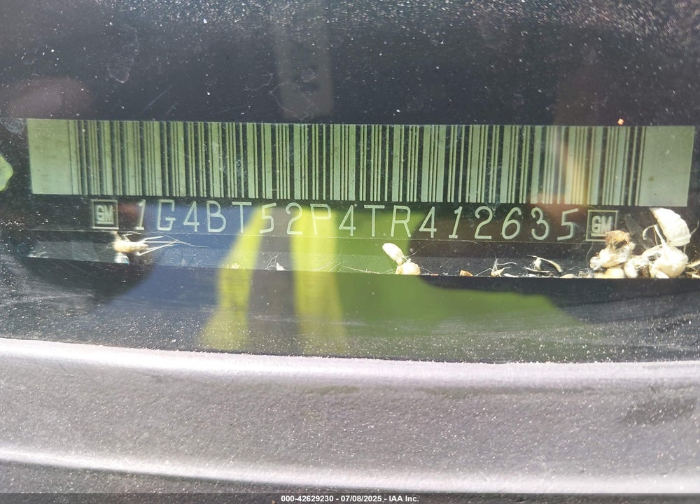1996 BUICK ROADMASTER LIMITED VIN: 1G4BT52P4TR412635
