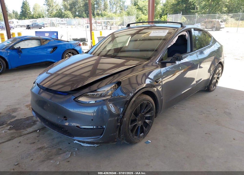 2021 TESLA MODEL Y VIN: 5YJYGDEE5MF208053