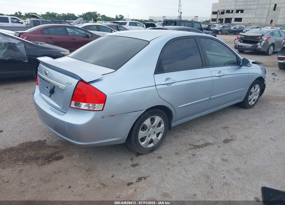 2008 KIA SPECTRA VIN: KNAFE121485532757