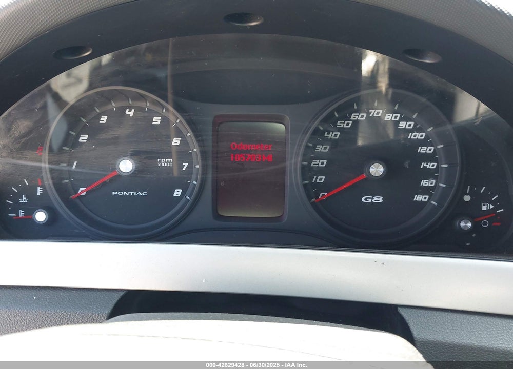 2009 PONTIAC G8 GT VIN: 6G2EC57Y39L207720