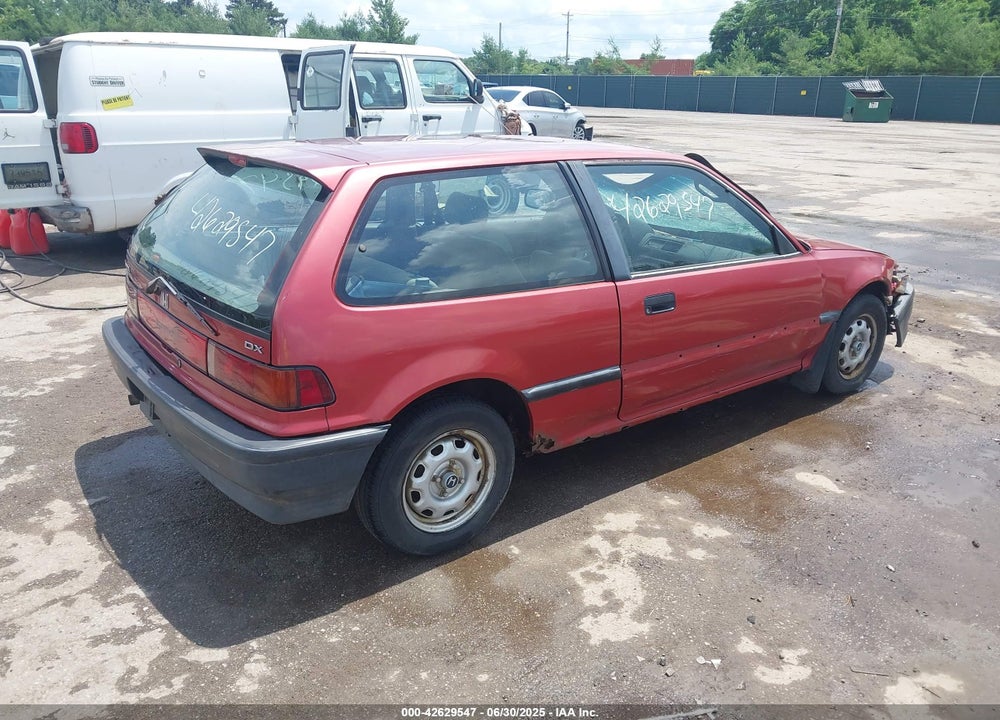 1990 HONDA CIVIC DX VIN: 2HGED6454LH523879