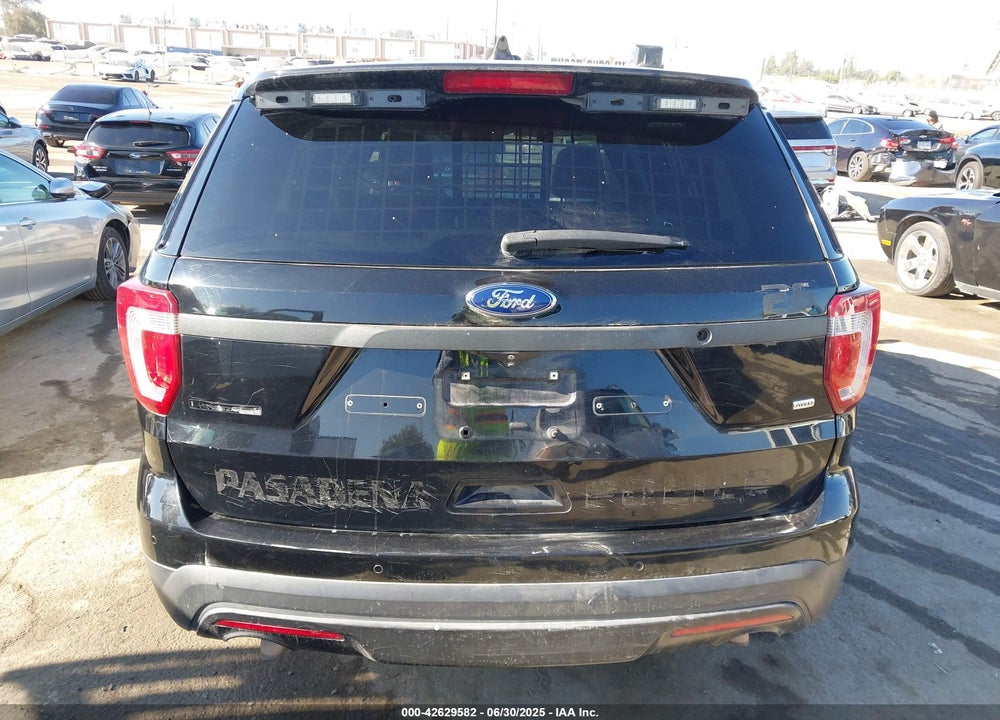 2017 FORD POLICE INTERCEPTOR UTILITY VIN: 1FM5K8ARXHGC34771