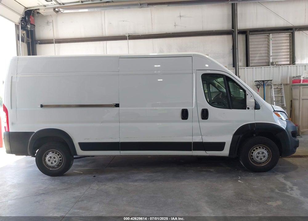 2024 RAM PROMASTER 2500 TRADESMAN HIGH ROOF 159 WB W/PASS SEAT VIN: 3C6LRVDG1RE121249