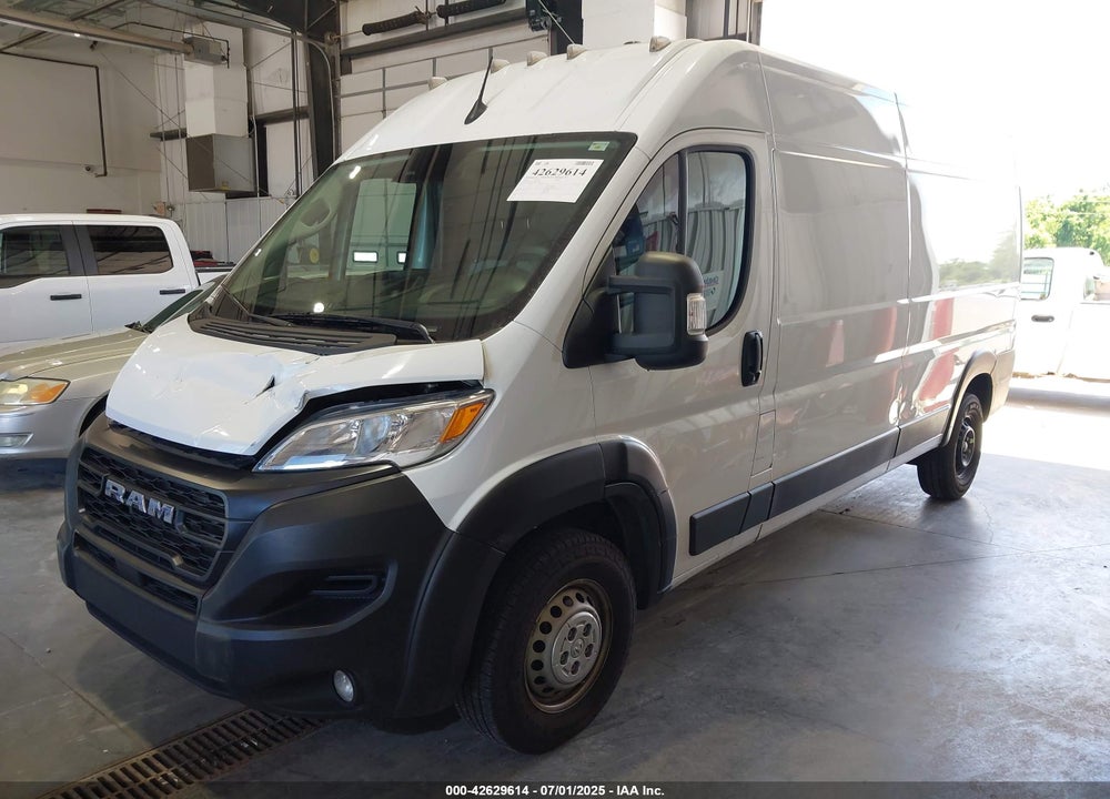 2024 RAM PROMASTER 2500 TRADESMAN HIGH ROOF 159 WB W/PASS SEAT VIN: 3C6LRVDG1RE121249