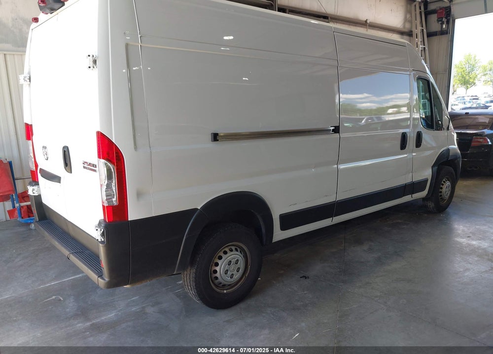 2024 RAM PROMASTER 2500 TRADESMAN HIGH ROOF 159 WB W/PASS SEAT VIN: 3C6LRVDG1RE121249