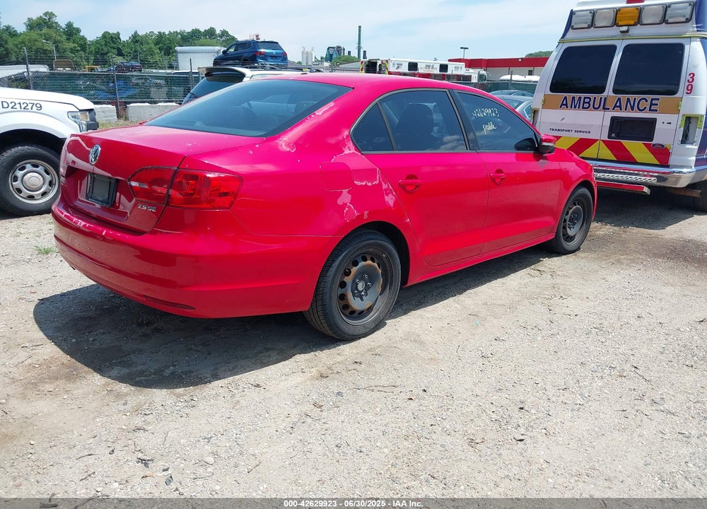 2011 VOLKSWAGEN JETTA VIN: 3VWDX7AJ3BM357053