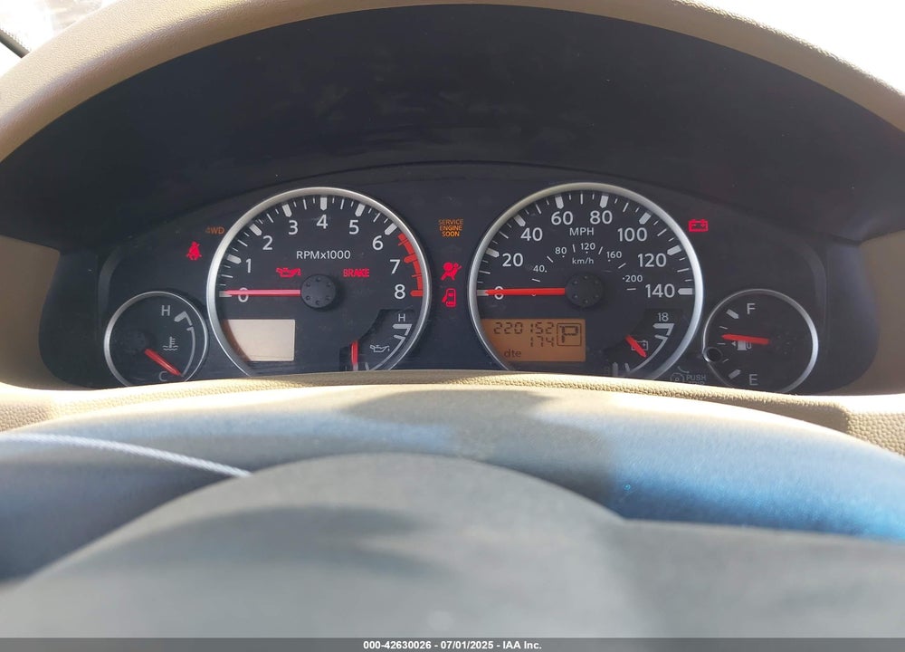 2007 NISSAN XTERRA VIN: 5N1AN08W97C530762