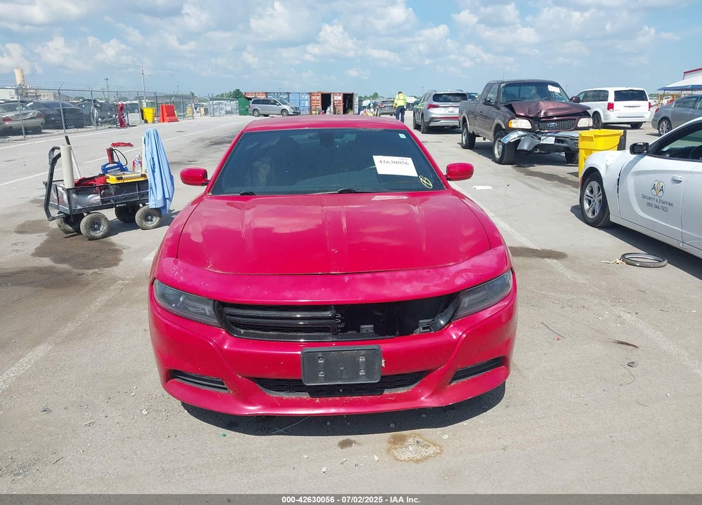 2016 DODGE CHARGER VIN: 2C3CDXHG9GH346585