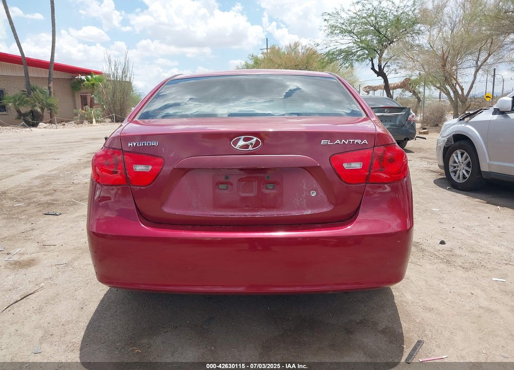 2007 HYUNDAI ELANTRA GLS/LIMITED/SE VIN: KMHDU46D67U081401
