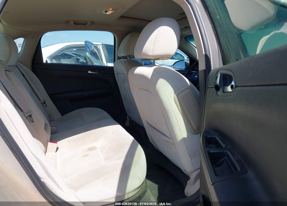 2012 CHEVROLET IMPALA VIN: 2G1WG5E38C1238086
