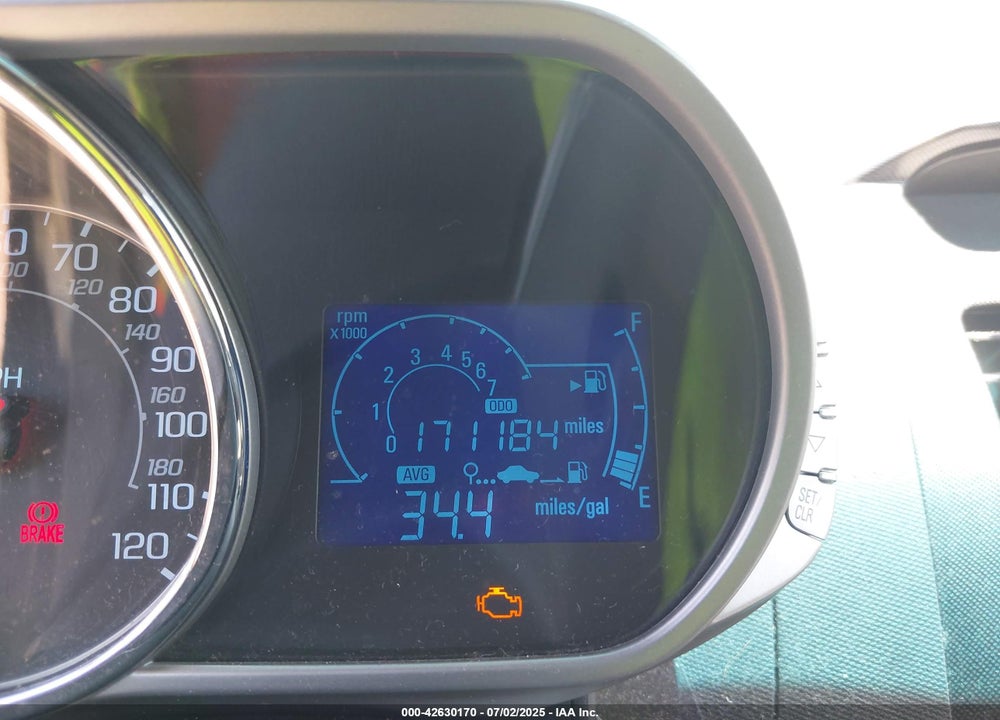 2013 CHEVROLET SPARK VIN: KL8CA6S98DC578000