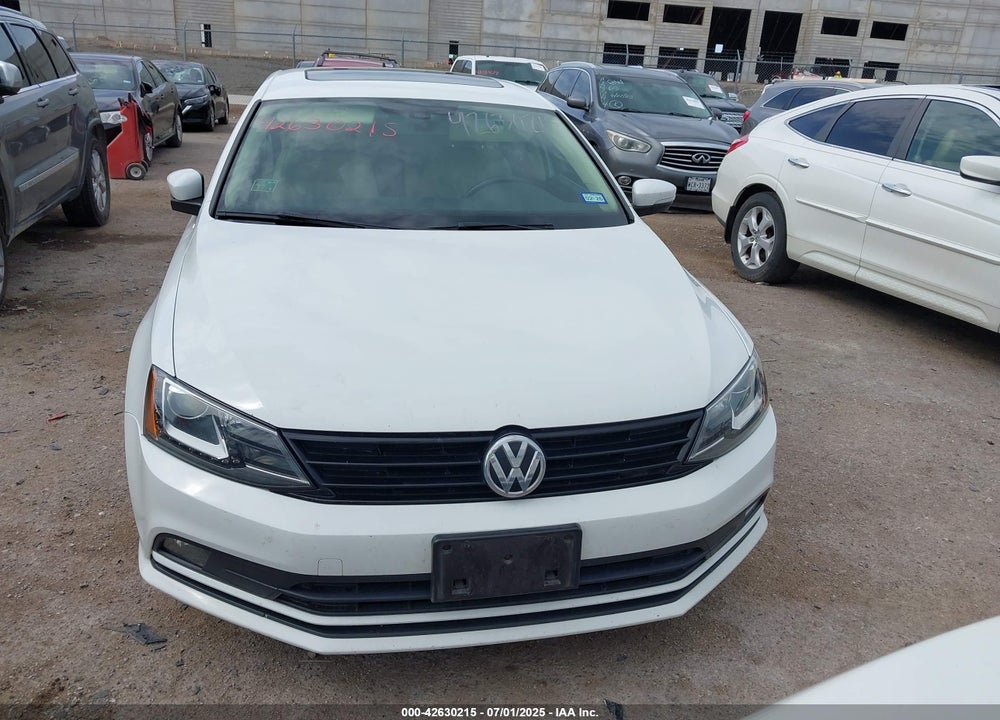 2016 VOLKSWAGEN JETTA VIN: 3VWL07AJXGM203480