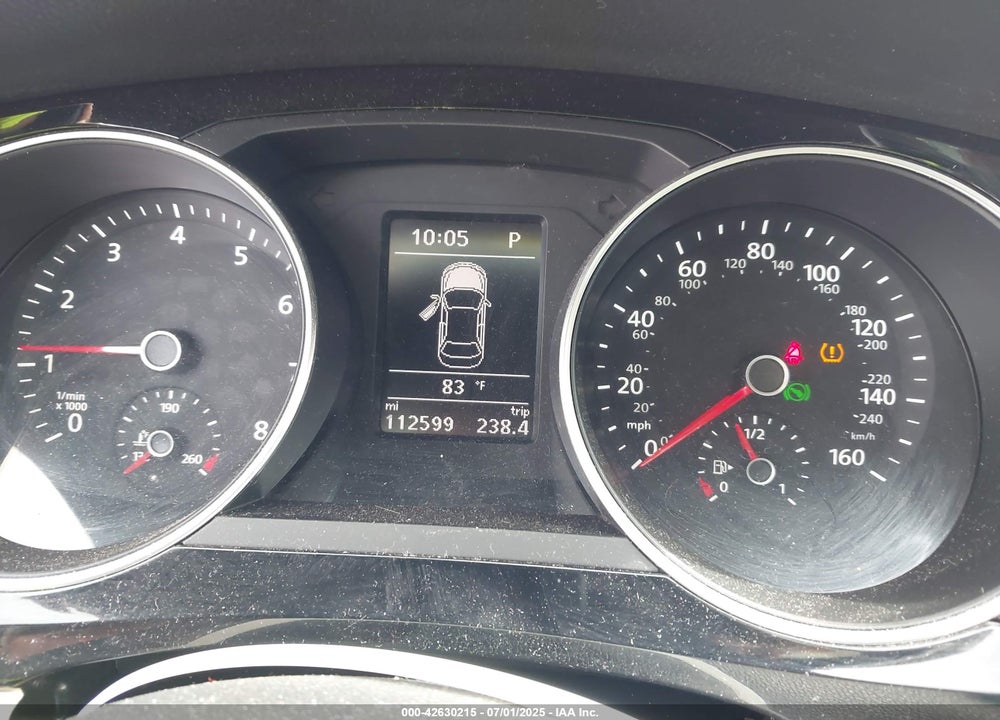 2016 VOLKSWAGEN JETTA VIN: 3VWL07AJXGM203480
