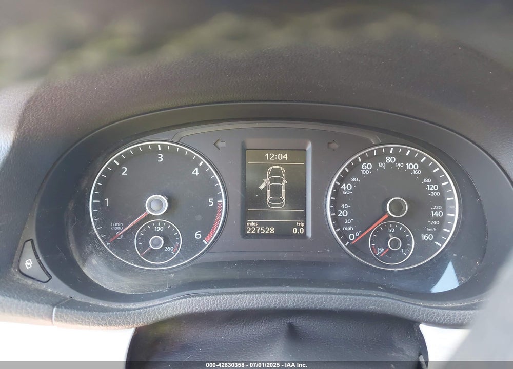 2012 VOLKSWAGEN PASSAT VIN: 1VWBN7A3XCC016248