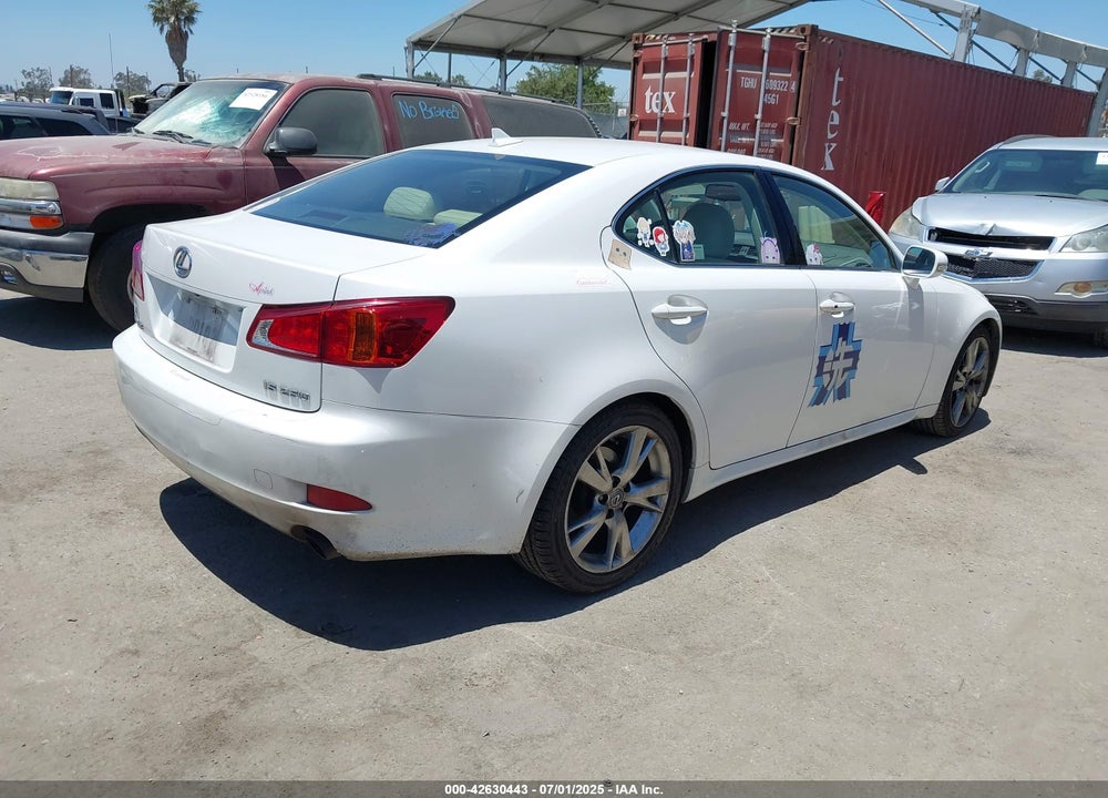 2009 LEXUS IS250 VIN: JTHBK262995086916