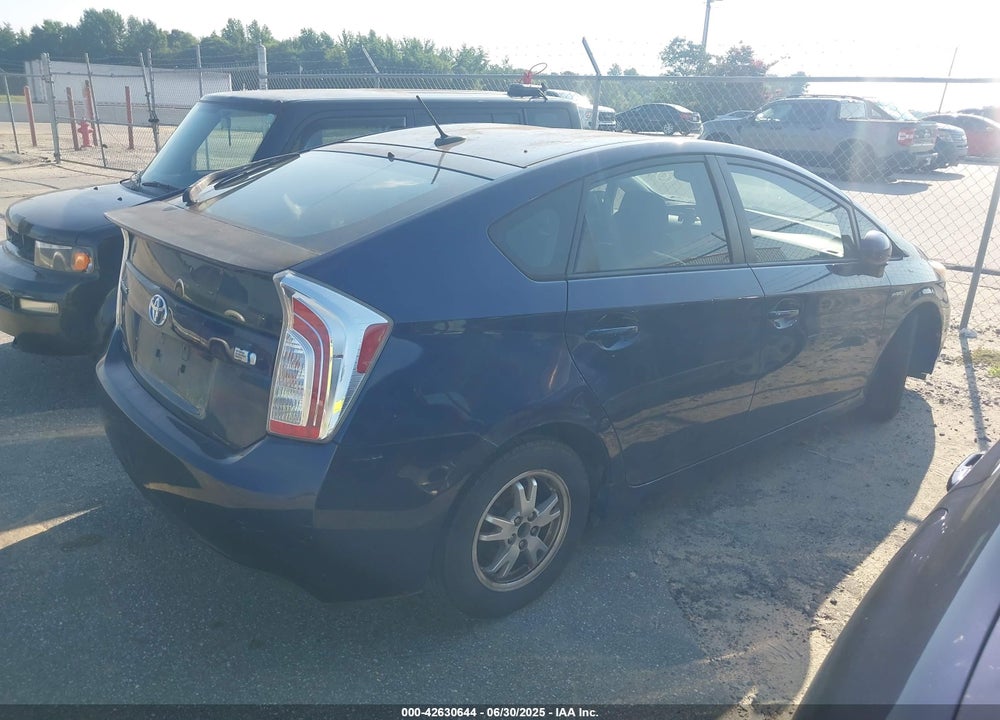 2012 TOYOTA PRIUS FOUR VIN: JTDKN3DU1C0333661