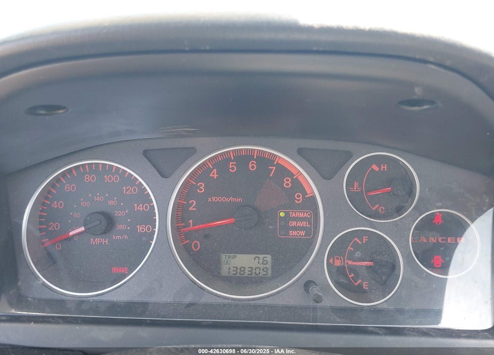 2006 MITSUBISHI LANCER EVOLUTION IX/MR VIN: JA3AH86C86U061948