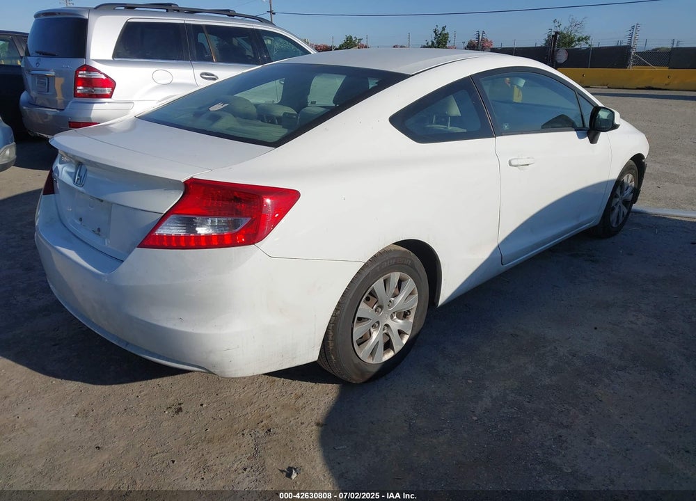 2012 HONDA CIVIC VIN: 2HGFG3B58CH531917