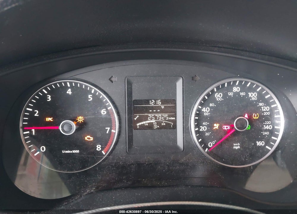 2013 VOLKSWAGEN JETTA VIN: 3VWDP7AJ1DM405572