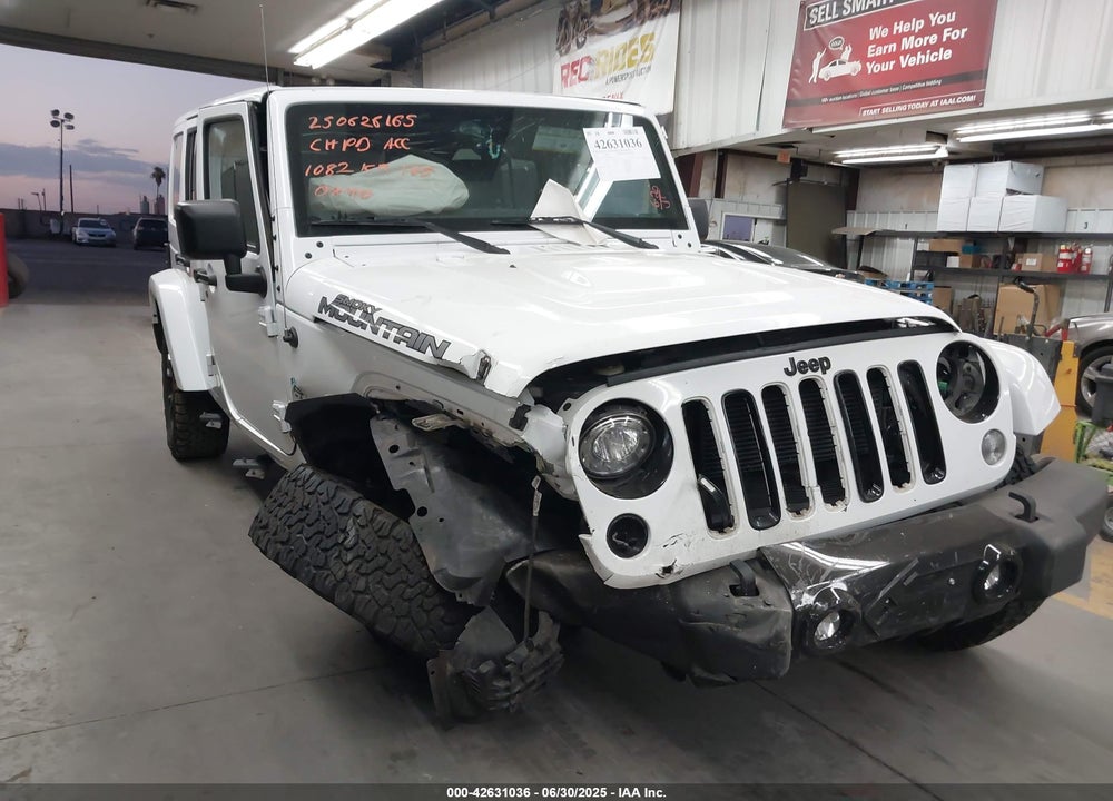 2017 JEEP WRANGLER UNLIMITED VIN: 1C4BJWEG2HL700840