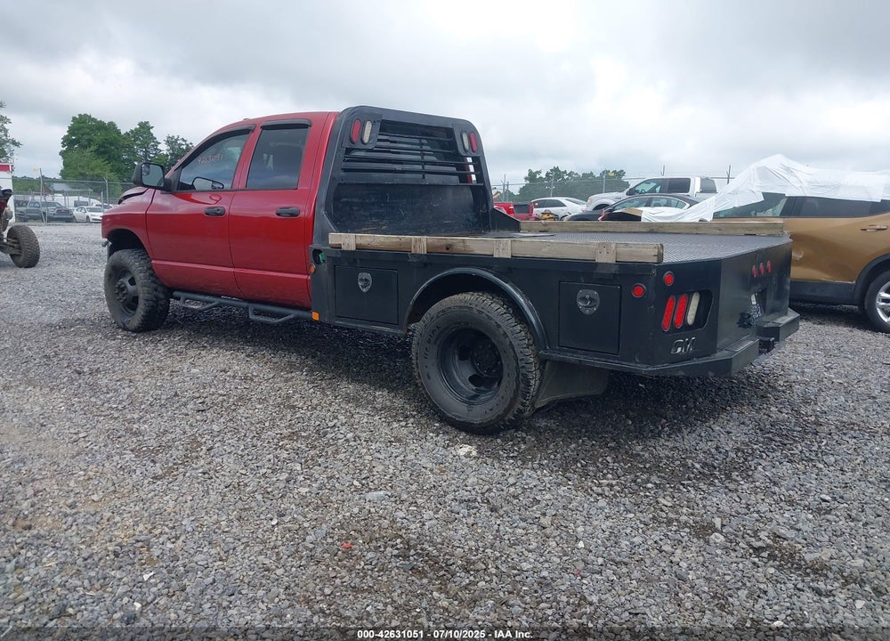 2008 DODGE RAM 3500 SLT VIN: 3D7MX48A08G122985