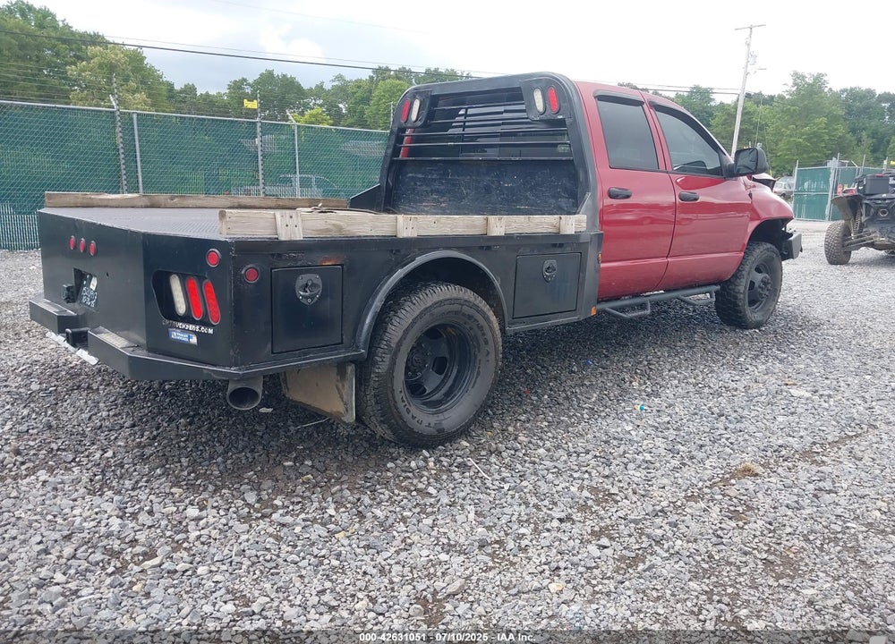 2008 DODGE RAM 3500 SLT VIN: 3D7MX48A08G122985