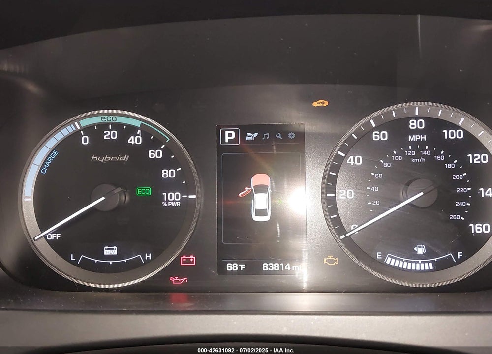 2017 HYUNDAI SONATA HYBRID VIN: KMHE24L37HA063479
