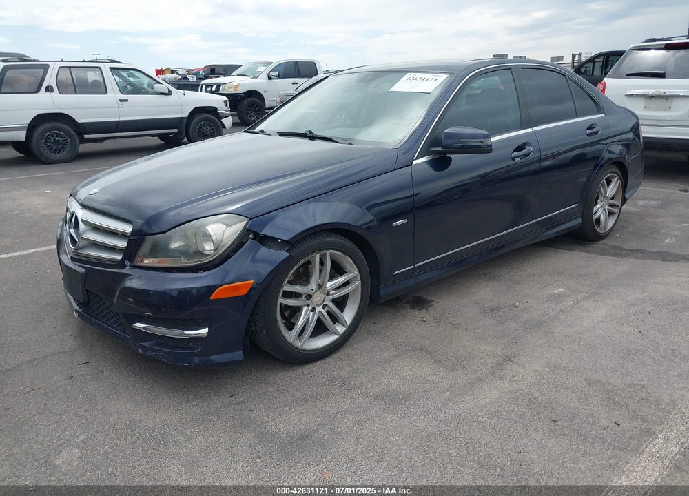 2012 MERCEDES-BENZ C CLASS VIN: WDDGF4HB3CR234925