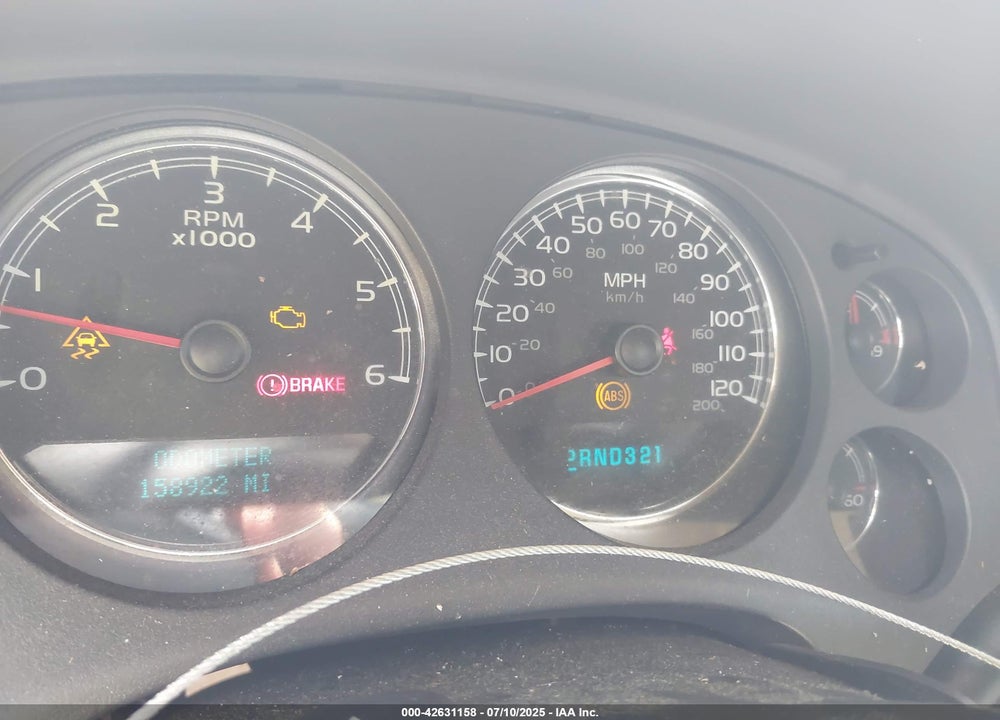 2007 CHEVROLET TAHOE VIN: 1GNFK130X7R309042
