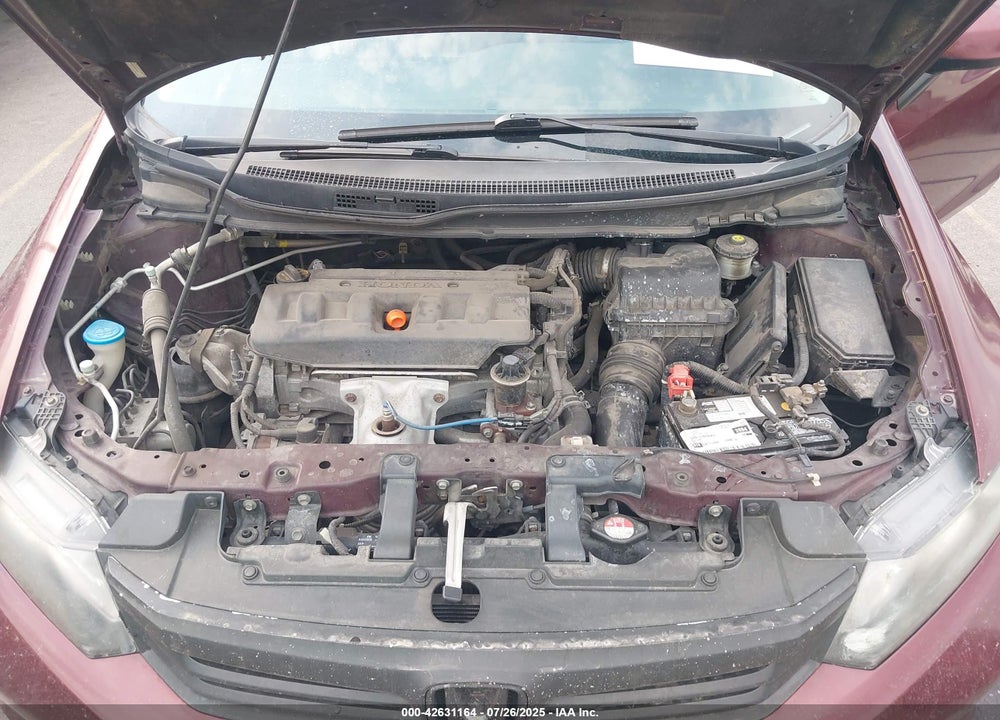 2012 HONDA CIVIC VIN: 2HGFB2F59CH555422