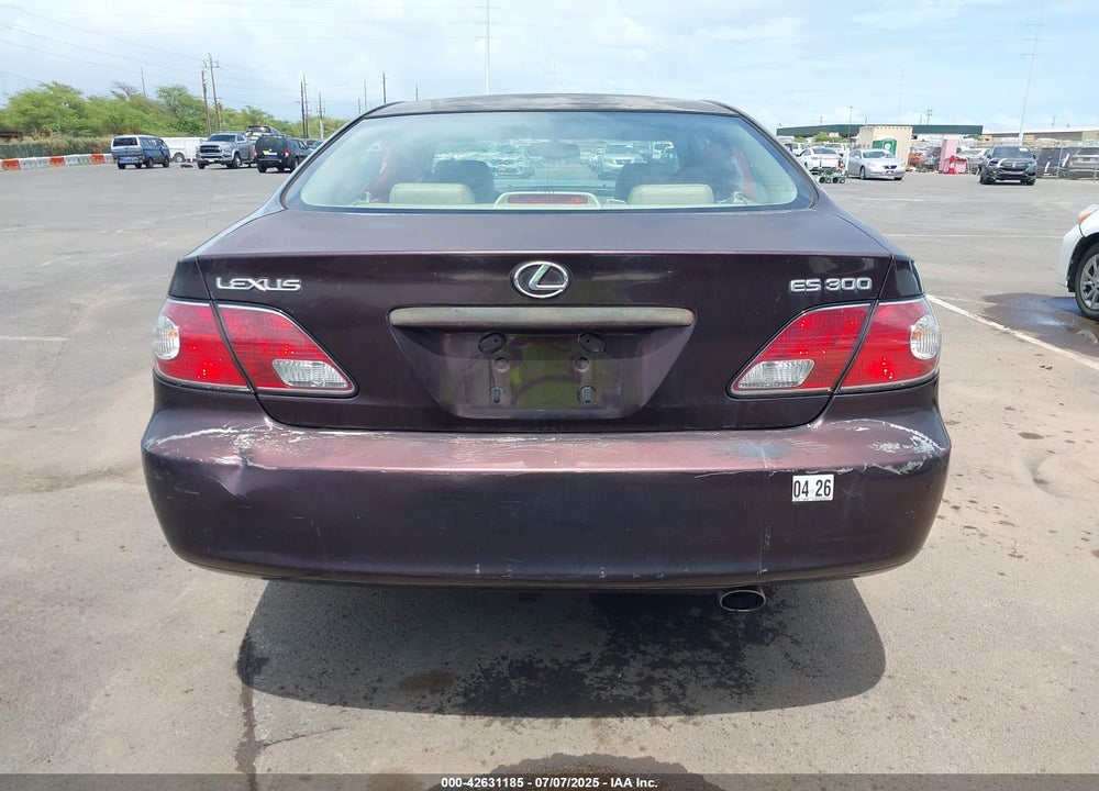 2002 LEXUS ES 300 VIN: JTHBF30GX25030777