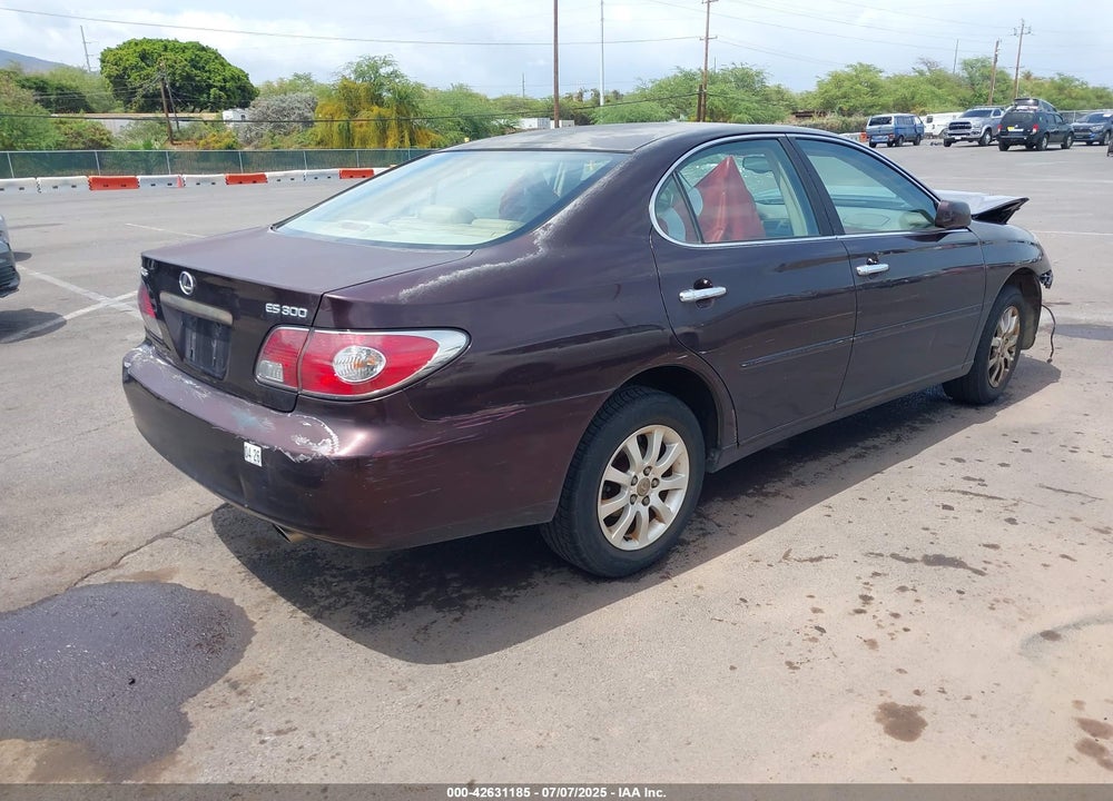2002 LEXUS ES 300 VIN: JTHBF30GX25030777