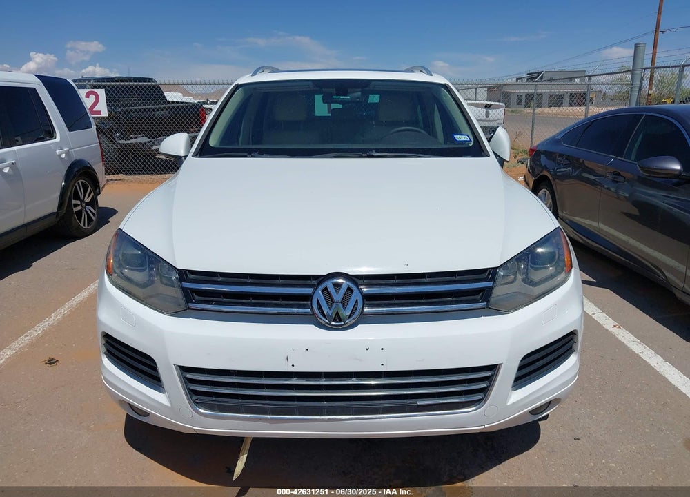 2012 VOLKSWAGEN TOUAREG TDI LUX VIN: WVGEK9BP7CD007874