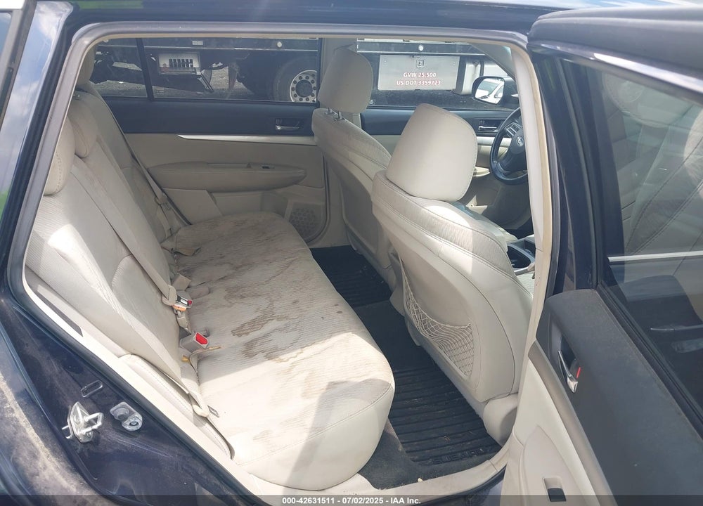 2012 SUBARU OUTBACK VIN: 4S4BRBBC0C3275724