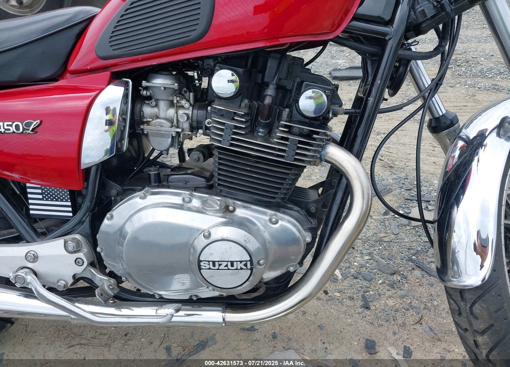 1985 SUZUKI GS450 VIN: JS1GL51L0F2101736