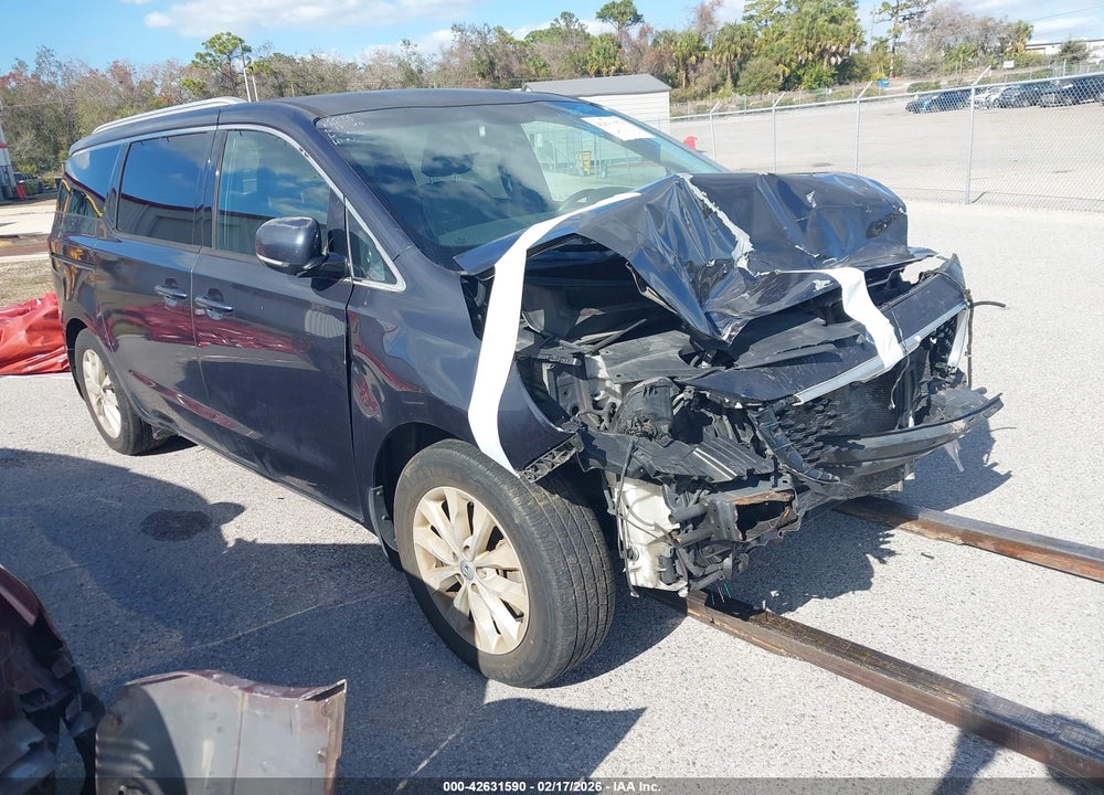 2017 KIA SEDONA EX VIN: KNDMC5C17H6261595