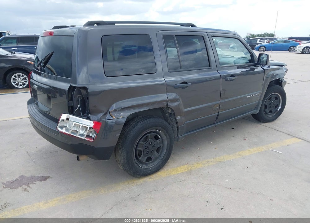 2017 JEEP PATRIOT VIN: 1C4NJPBA0HD118829
