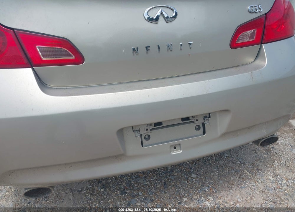 2008 INFINITI G35 VIN: JNKBV61E48M208795