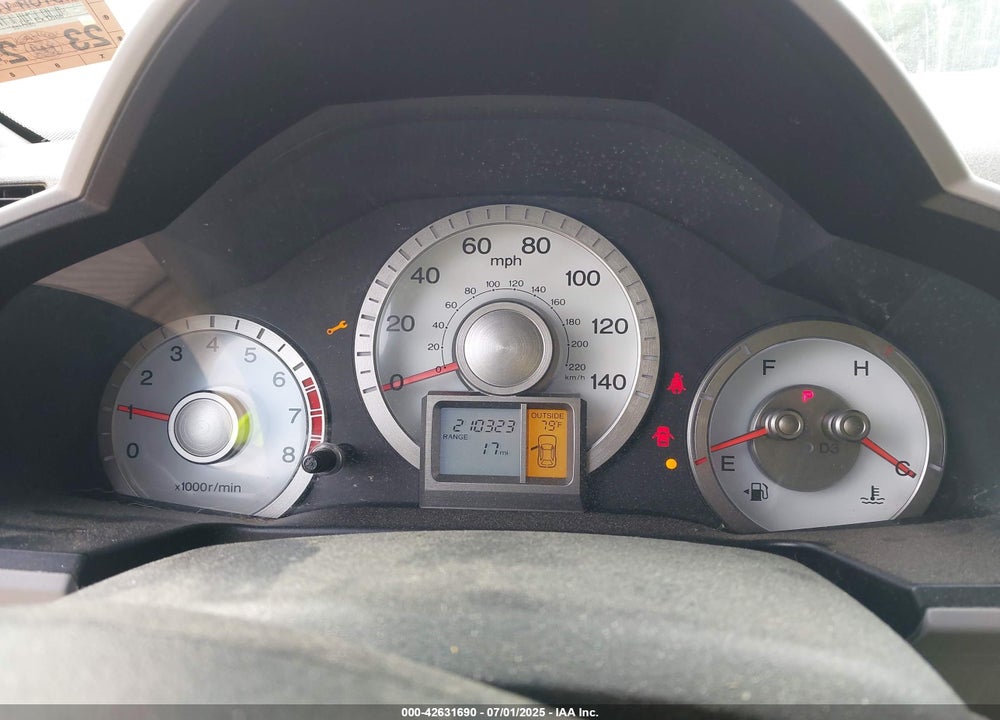 2009 HONDA PILOT EX VIN: 5FNYF484X9B008900