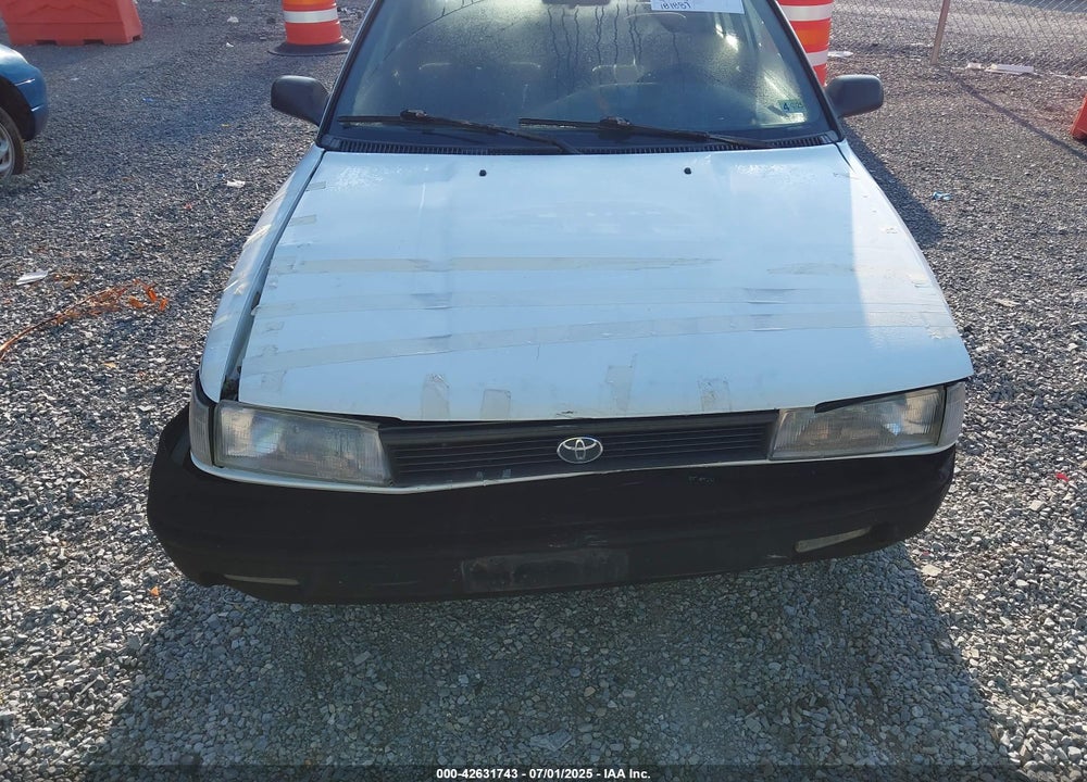 1991 TOYOTA COROLLA DLX VIN: JT2AE94A6M3472035
