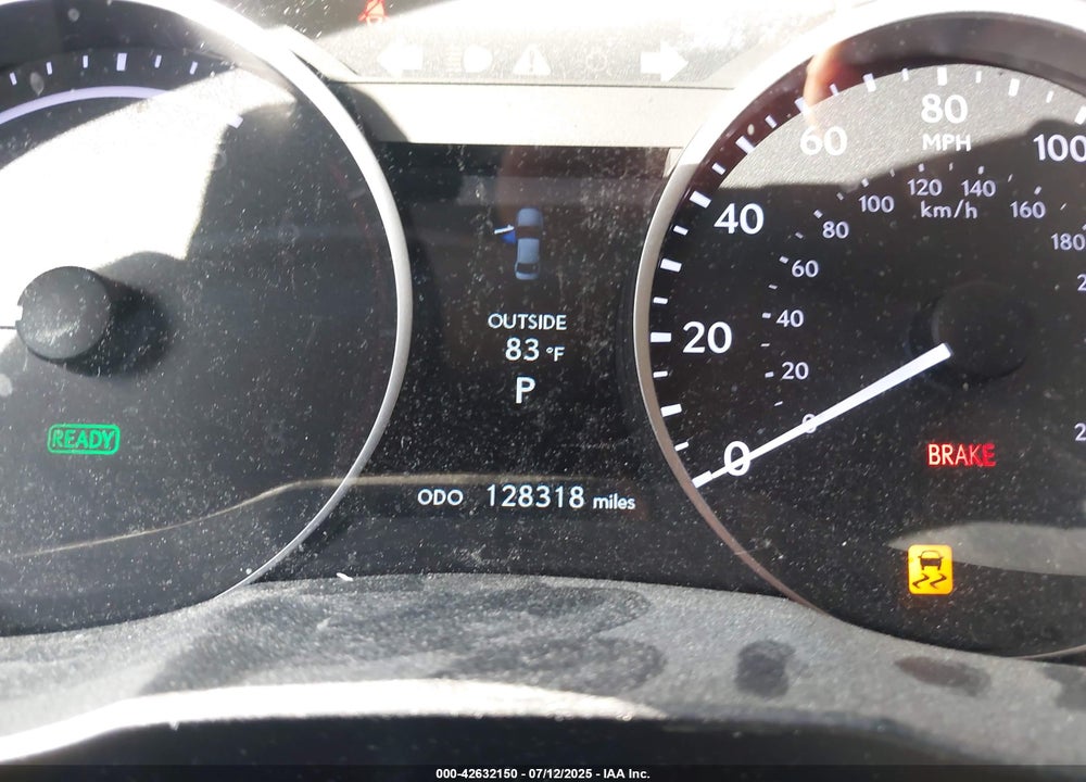 2013 LEXUS ES300H VIN: JTHBW1GG9D2024838