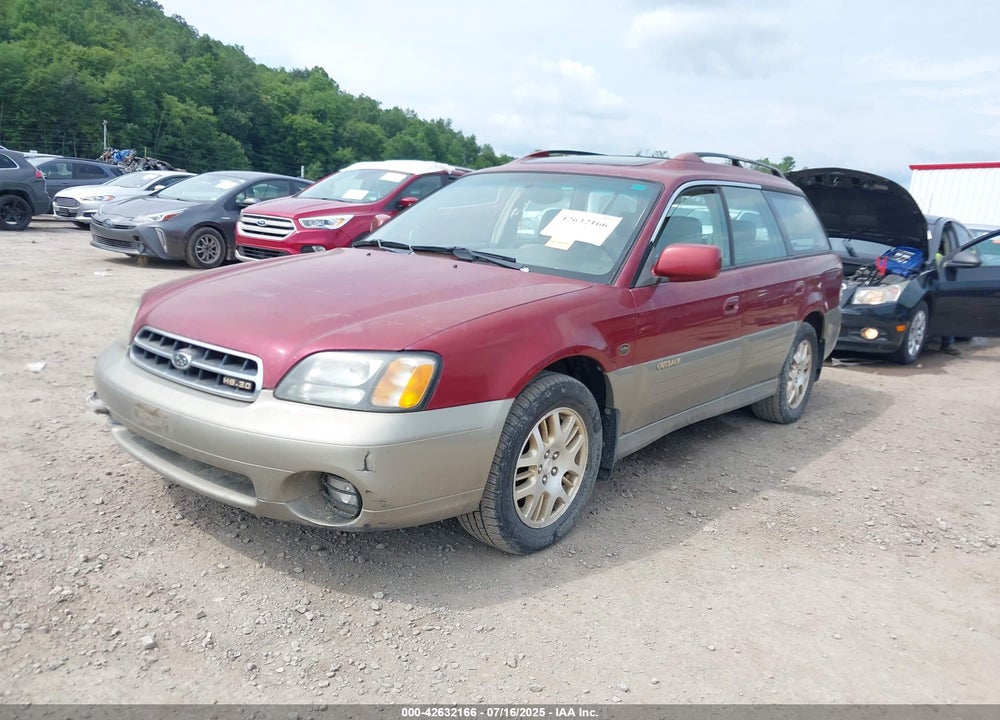 2002 SUBARU OUTBACK H6-3.0 L.L. BEAN EDITION VIN: 4S3BH806127643939