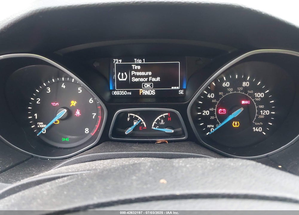 2017 FORD FOCUS VIN: 1FADP3FE5HL276790