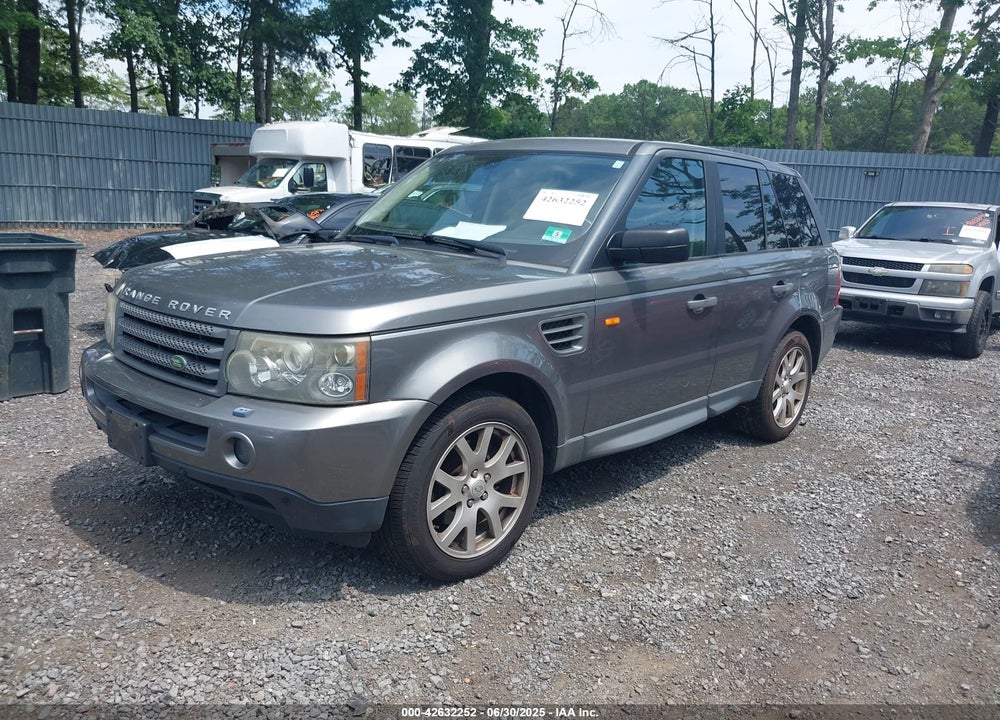 2008 LAND ROVER RANGE ROVER SPORT VIN: SALSK25438A161662