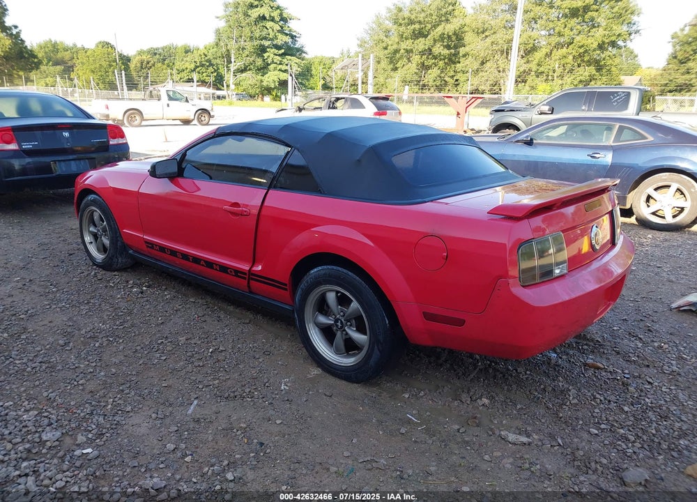 2005 FORD MUSTANG VIN: 1ZVFT84N755233421